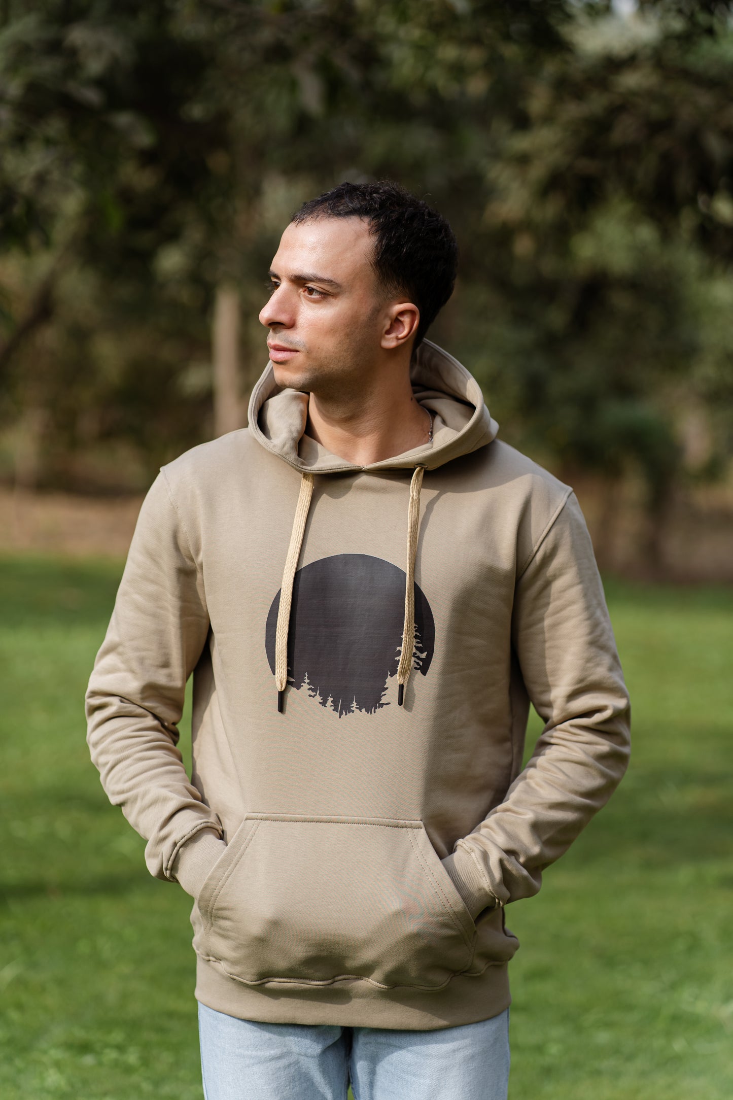 Relaxed Printed Hoodie