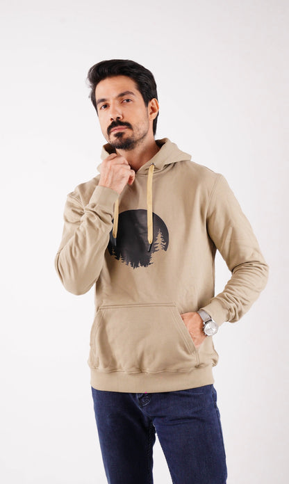 Relaxed Printed Hoodie