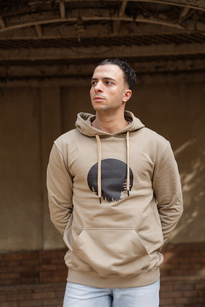 Relaxed Printed Hoodie