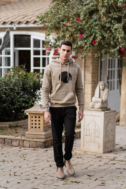 Relaxed Printed Hoodie